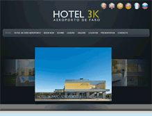 Tablet Screenshot of hotel3kfaro.com